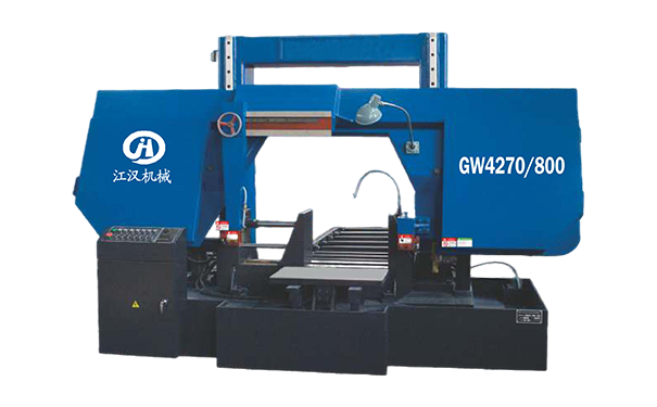枣阳GW4270/800双柱龙门卧式带锯床
